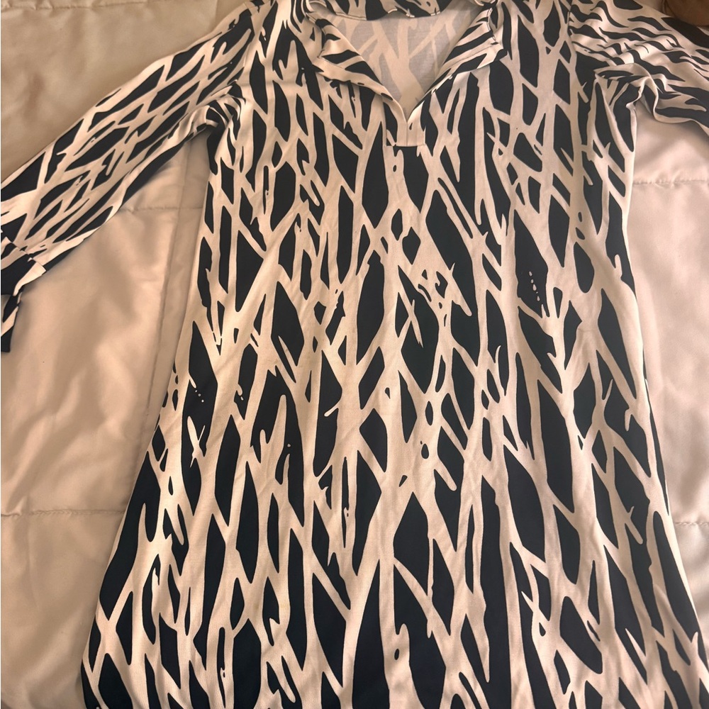 Diane Von Furstenberg Zebra Print Dress